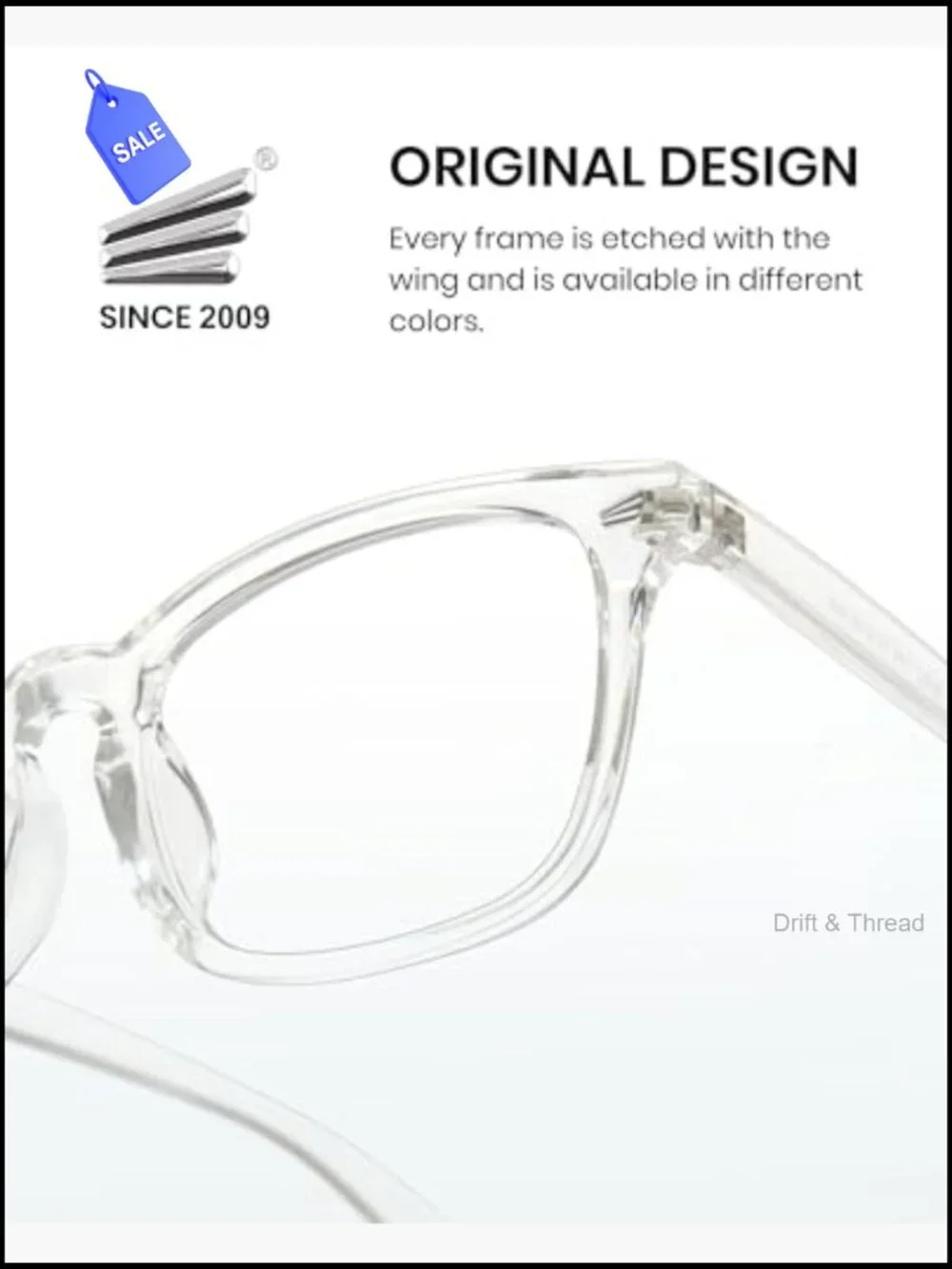 Blue Light Blocking Glasses Square Frame Anti Eye Strain UV Protection Computer